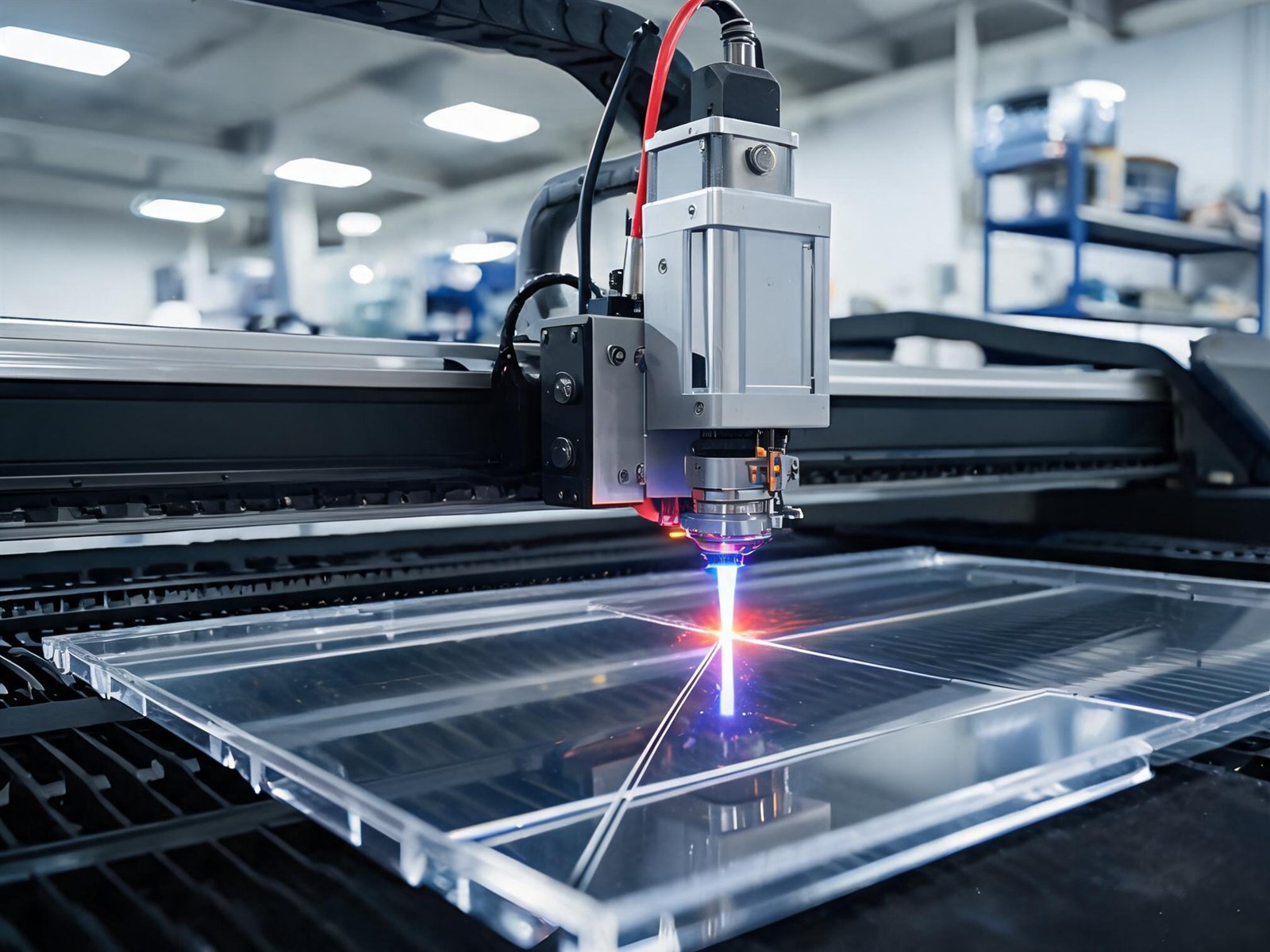 Laser cutting custom acrylic parts