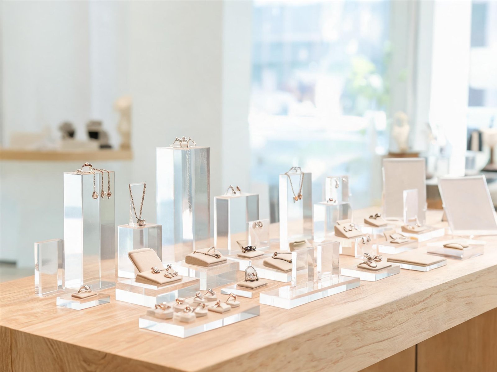 Acrylic risers and display props